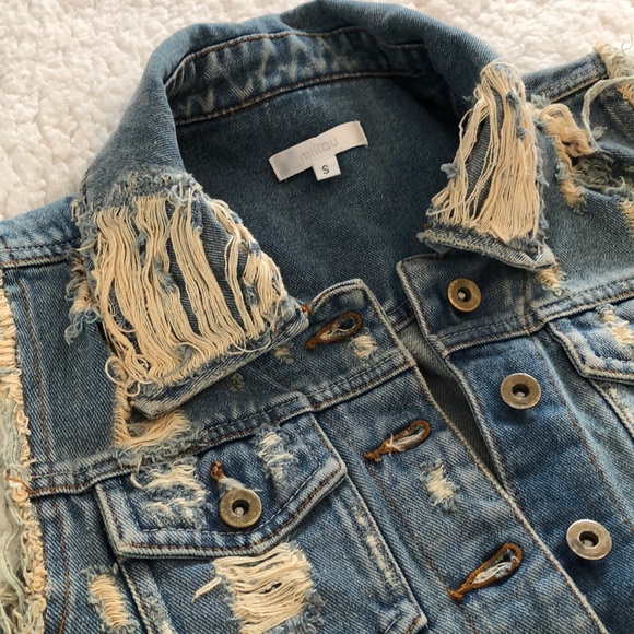 LF Jean vest, size S - Picture 2 of 4